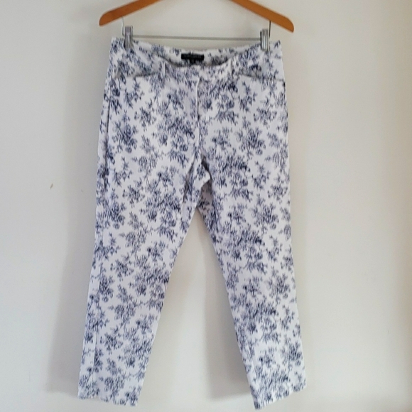 Mario Serrani Italy Comfort Stretch Slim Fit Tummy Control Cropped Pants Size 10 - Picture 4 of 16